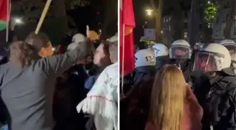 İngiltere ve Almanya'da İsrail ve Filistinli gruplar arasında yaşanan arbedeye polis müdahale etti