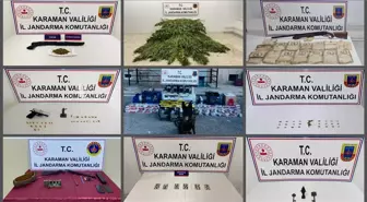 Karaman'da Aranan 54 Kişi Jandarma Tarafından Yakalandı