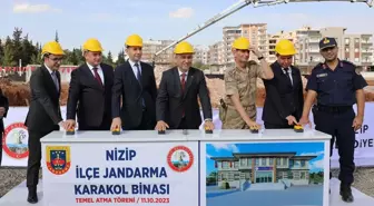 Nizip İlçe Jandarma Komutanlığı Hizmet Binası'nın Temeli Atıldı