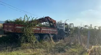 Balıkesir'de freni boşalan vinçten atlayan sürücü yaralandı, yanındaki kişi hayatını kaybetti