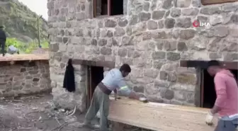 Çukurca'nın 400 yıllık kale evleri butik otel olma yolunda