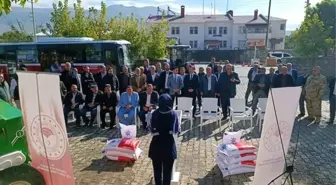 Bitlis'te çiftçilere sertifikalı buğday tohumu dağıtıldı