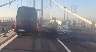 Osmangazi Köprüsü Girişinde Zincirleme Kaza: 8 Yaralı