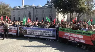 Beyazıt Camisi'nde Filistin için gıyabi cenaze namazı kılındı