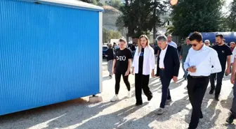 DEÜ, depremden etkilenen Hatay'da yaşam ünitesi açtı