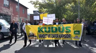 Bitlis'te İsrail saldırılarında hayatını kaybeden Filistinliler için gıyabi cenaze namazı kılındı