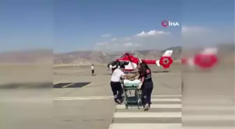 Şırnak'ta ambulans helikopter 8 aylık Berfin için havalandı