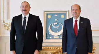 KKTC Cumhurbaşkanı Ersin Tatar, Azerbaycan Cumhurbaşkanı İlham Aliyev'le görüştü