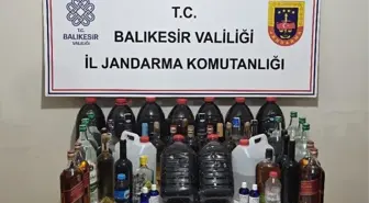 Balıkesir Gönen'de Sahte Kaçak İçki Operasyonu: 1 Kişi Yakalandı