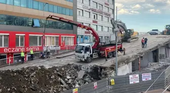 Zonguldak'ta Fevkani Köprüsü yıkılıyor