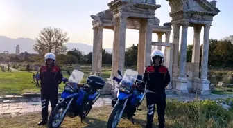 Aydın'ın Karacasu ilçesindeki Afrodisias Müzesi ve sit alanları jandarma tarafından korunuyor