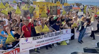 Hayvan Hakları Savunucuları Kadıköy'de Basın Açıklaması Yaptı