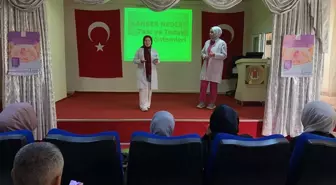 Adana'da öğretmen ve velilere kanser hakkında bilgilendirme yapıldı