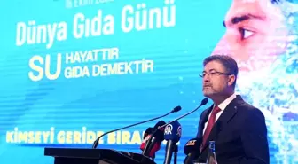 Bakan Yumaklı'dan Dünya Gıda Günü'nde 'Gazze'de gıda hakkı' vurgusu Açıklaması