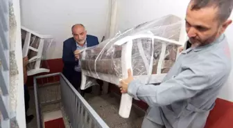 Canik Belediyesi Meslek Edindirme Kursları'ndan İhtiyaç Sahibi Ailelere Mobilya Yardımı