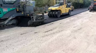 Çorum Belediyesi Laçin ilçesine asfalt desteği sağladı