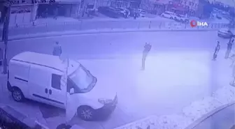 Maltepe'de Kontrolden Çıkan Otomobil Takla Attı