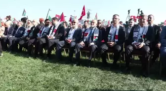 Saadet Partisi tarafından organize edilen 'Özgür Filistin Mitingi' başladı
