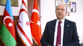 KKTC Cumhurbaşkanı Tatar, Azerbaycan ziyaretini AA'ya değerlendirdi Açıklaması