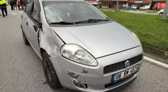 Samsun'da otomobilin çarptığı bisikletli hayatını kaybetti