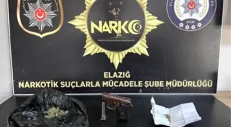 Elazığ'da NARKOGÜÇ Operasyonunda Uyuşturucu ve Silah Ele Geçirildi