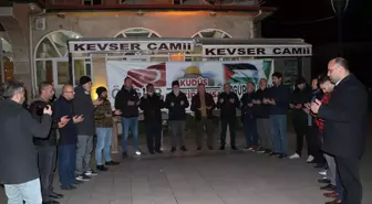 Havza'da İsrail'in Gazze'deki Hastaneye Saldırıya Tepki
