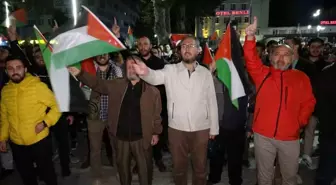 Kütahya'da İsrail'in Gazze'deki hastaneye saldırısı protesto edildi