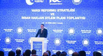 Adalet Bakanı Tunç, Yargı Reformu Strateji ve İnsan Hakları Eylem Planı Toplantısı'nda konuştu Açıklaması