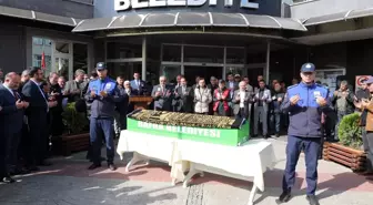 Bafra'da Kalp Krizi Geçiren Zabıta Memuru İçin Tören Düzenlendi