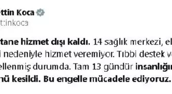 Sağlık Bakanı Fahrettin Koca, Gazze'ye sağlık yardımı için Ürdün ile işbirliği anlaşması yaptı