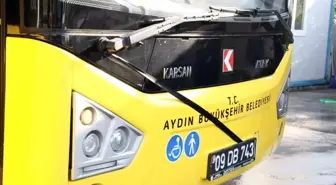 Aydın Büyükşehir Belediyesi Milli Yas İlanının Ardından Toplu Ulaşım Araçlarına Siyah Kurdele Astı