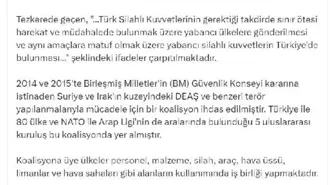 İLETİŞİM Başkanlığı: Irak ve Suriye'ye asker gönderme tezkeresiyle ilgili manipülasyon yapılmaktadır