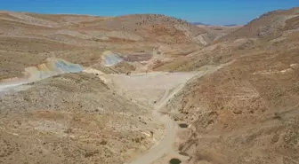 Konya Taşkent Afşar Göleti'nde çalışmalar sürüyor