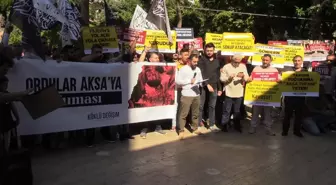 Antalya, Muğla, Burdur ve Isparta'da İsrail'in Gazze'ye yönelik saldırılarını protesto eden vatandaşlar toplandı