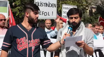 Bayındır'da İsrail'in Filistin'e yönelik saldırıları protesto edildi