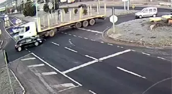 Bolu'da trafik kazaları kamerada