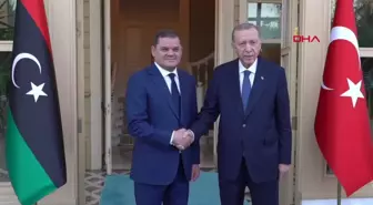 İSTANBUL-CUMHURBAŞKANI ERDOĞAN, LİBYA BAŞBAKANINI KABUL ETTİ