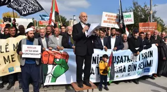 Muş'ta İsrail'in Gazze'ye yönelik saldırıları protesto edildi
