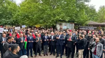 Tunceli'de Alevi dedeleri İsrail'in Gazze saldırılarını protesto etti