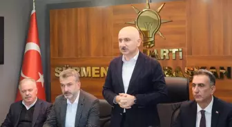 AK Parti Trabzon Milletvekili Adil Karaismailoğlu Sürmene İlçe Başkanlığını Ziyaret Etti