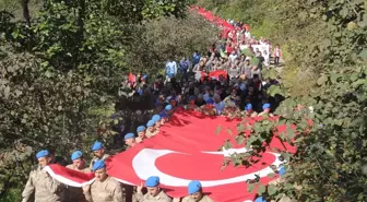 Giresun'da şehitlere vefa yürüyüşü gerçekleştirildi