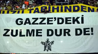 Fenerbahçe Taraftarları Filistin'e Destek Verdi