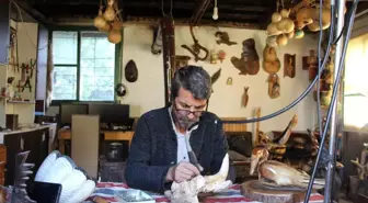 Bingöl'de doğadan ilham alan sanatçı