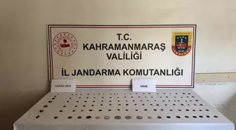 Kahramanmaraş'ta Roma dönemine ait 112 sikke ve 7 obje ele geçirildi