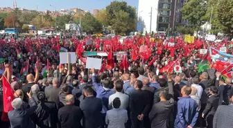 Nevşehir'de Binlerce Kişi Filistin İçin Yürüdü