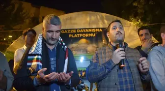 Şanlıurfa'da Gazze dayanışma çadırı kuruldu