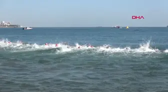 Avrupa Triatlon Kupası'nda Annabel Mortan birinci oldu