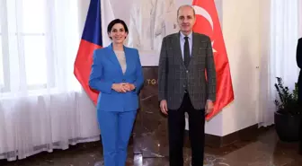 TBMM Başkanı Numan Kurtulmuş, Kırım Platformu 2'nci Parlamenter Zirvesi'ne katılmak üzere Prag'a geldi
