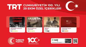 TRT'den Cumhuriyet'in 100. Yılına Özel İçerikler