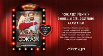 Ünlü komedyen Hasan Can Kaya'nın 'Çok Aşk' filmi Akasya'da gösterime giriyor